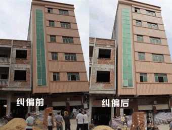 大同新荣区倾斜纠正